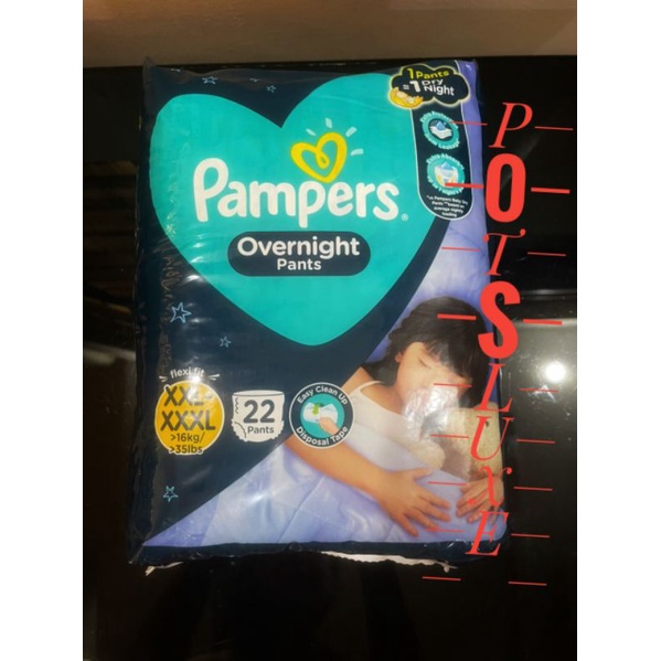 PAMPERS OVERNIGHT PANTS VALUE XL 26S