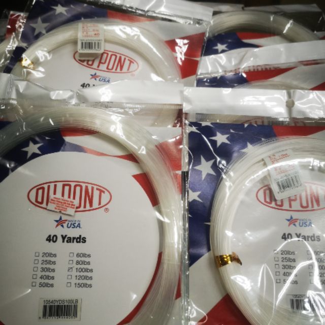 Dupont Nylon 100yds Made of USA Fishing Leader Line Tangsi