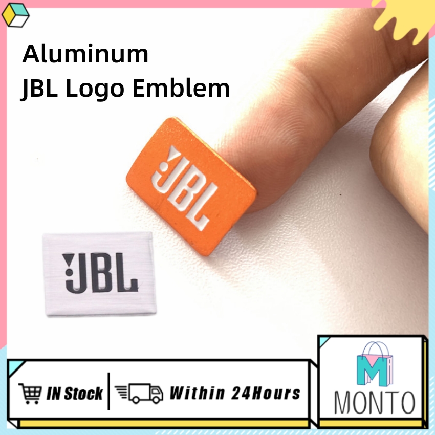 3D JBL Logo Emblem Aluminum JBL Sticker Orange/Silver JBL Emblem for  Speakers JBL Logo with Adhesive | Lazada PH