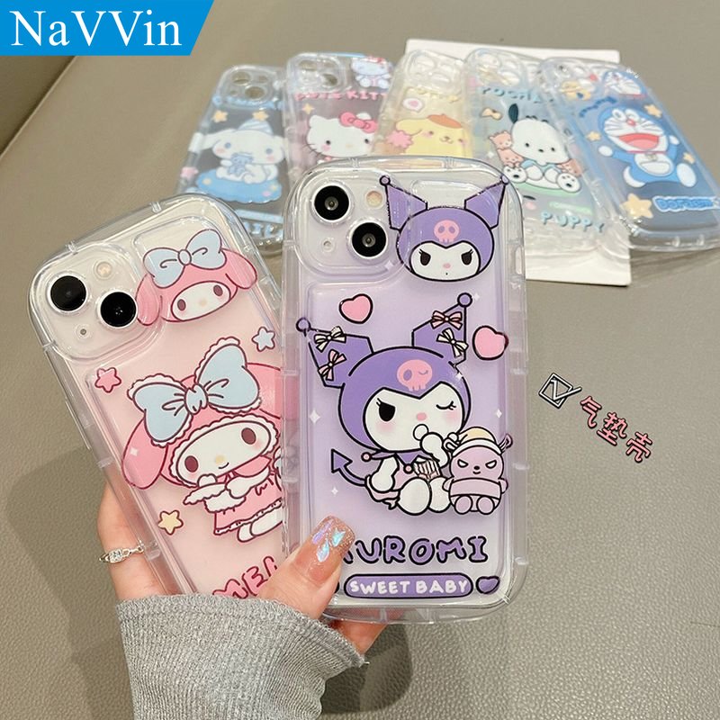 Cover For Xiaomi Mi 10T Lite 5G Funda Phone Case Kuromi My Melody Family  Back Cover