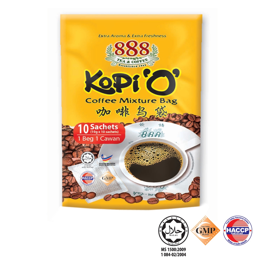 888 Kopi O Kosong 10g x100