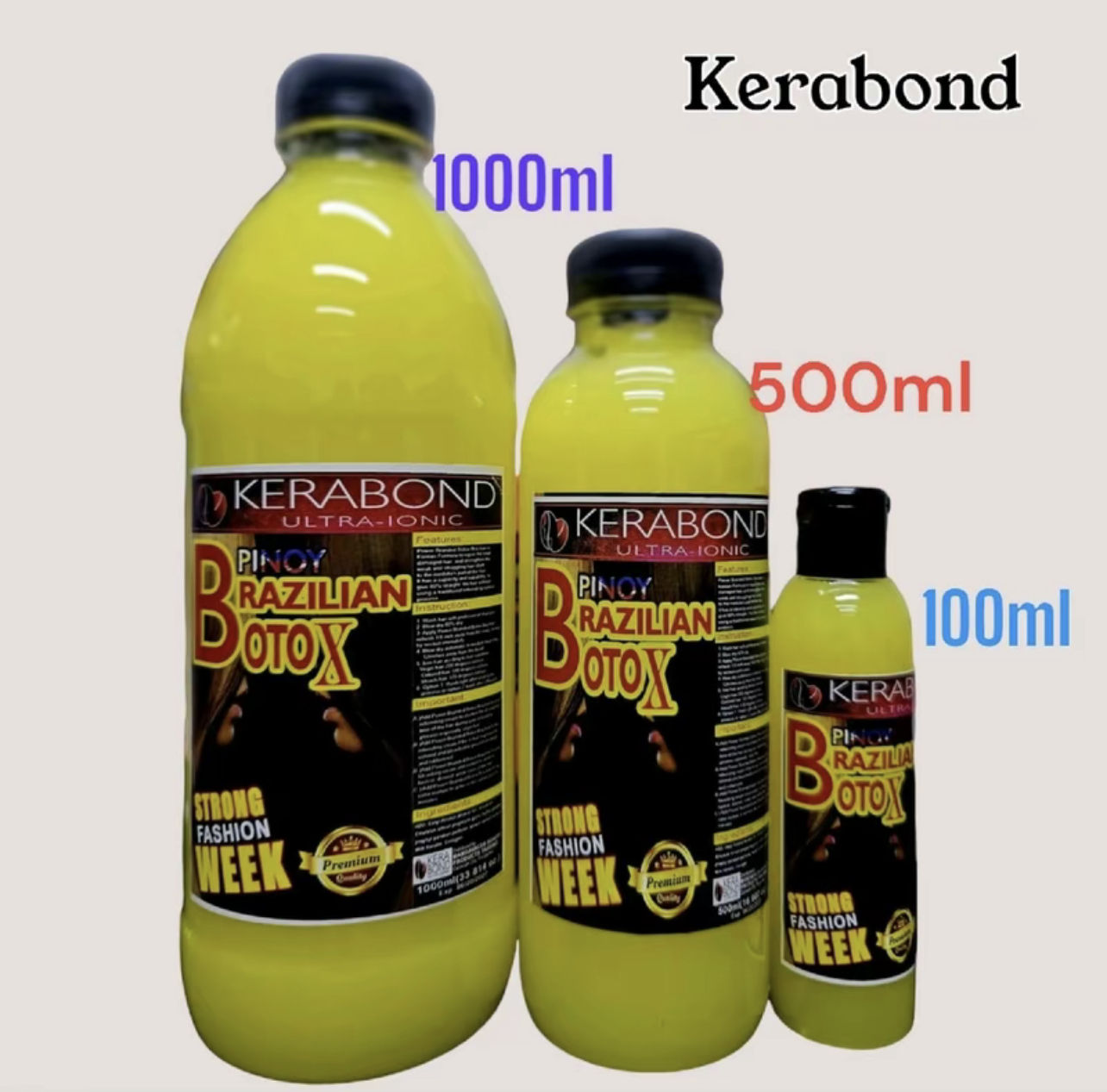 KERABOND Pinoy BrazilianBotox 500ml 5set