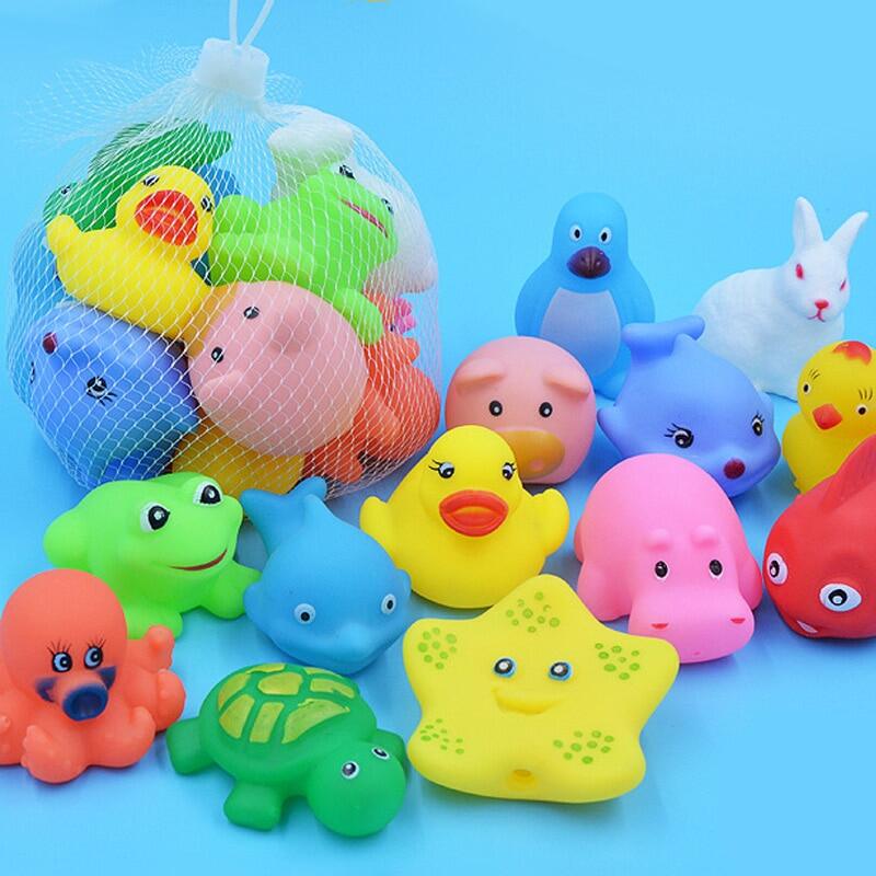 Shindel 16PCS Bath Toys, Baby Kids Floating Animal Nepal