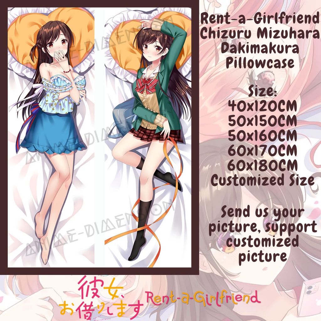 Anime girlfriend outlet pillow