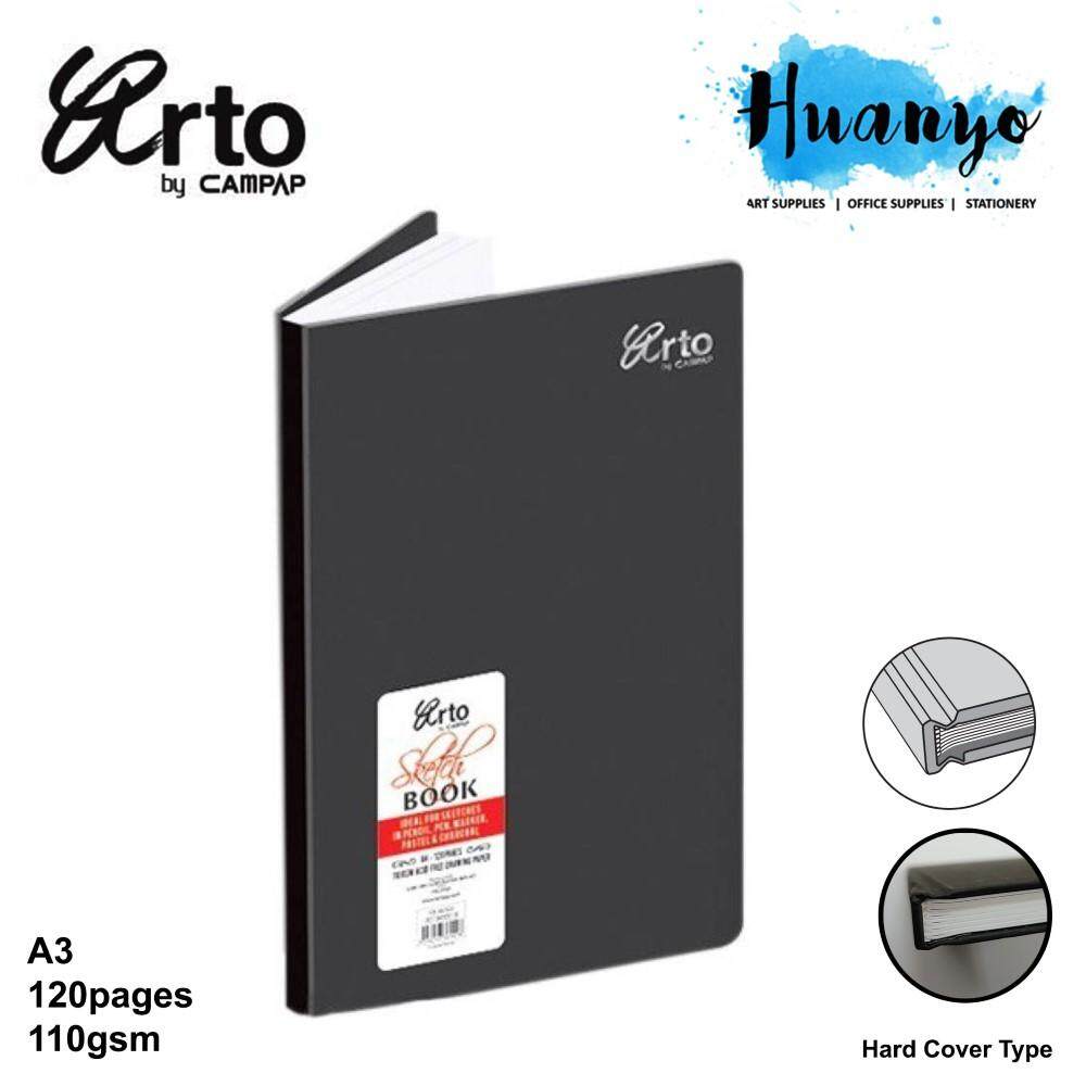 Campap Arto - A3 / A4 / A5 Hard Cover Sketch book (Acid free