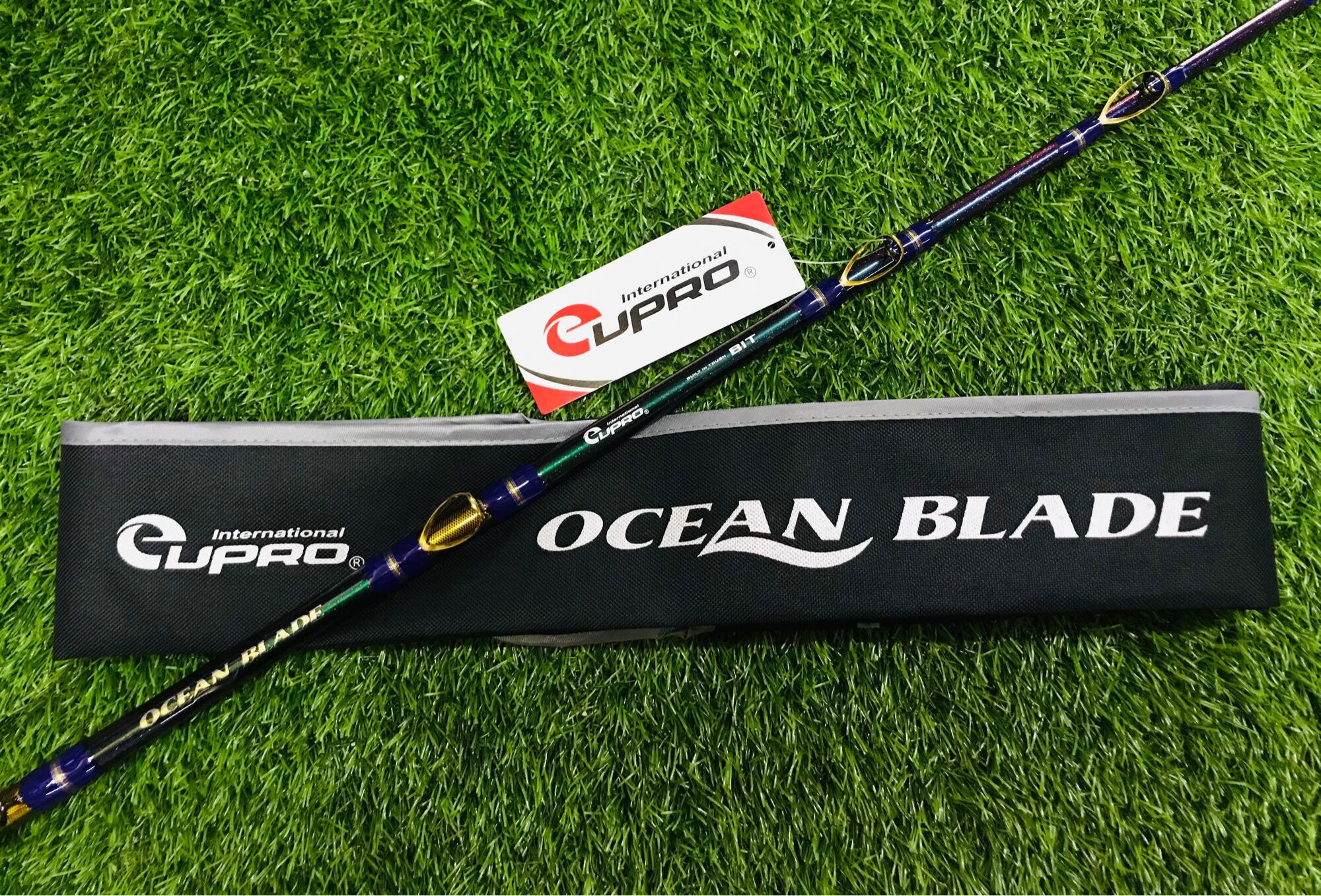 Jom Pancing】EUPRO CAPTAIN G FUJI CARBON SPINNING FISHING ROD