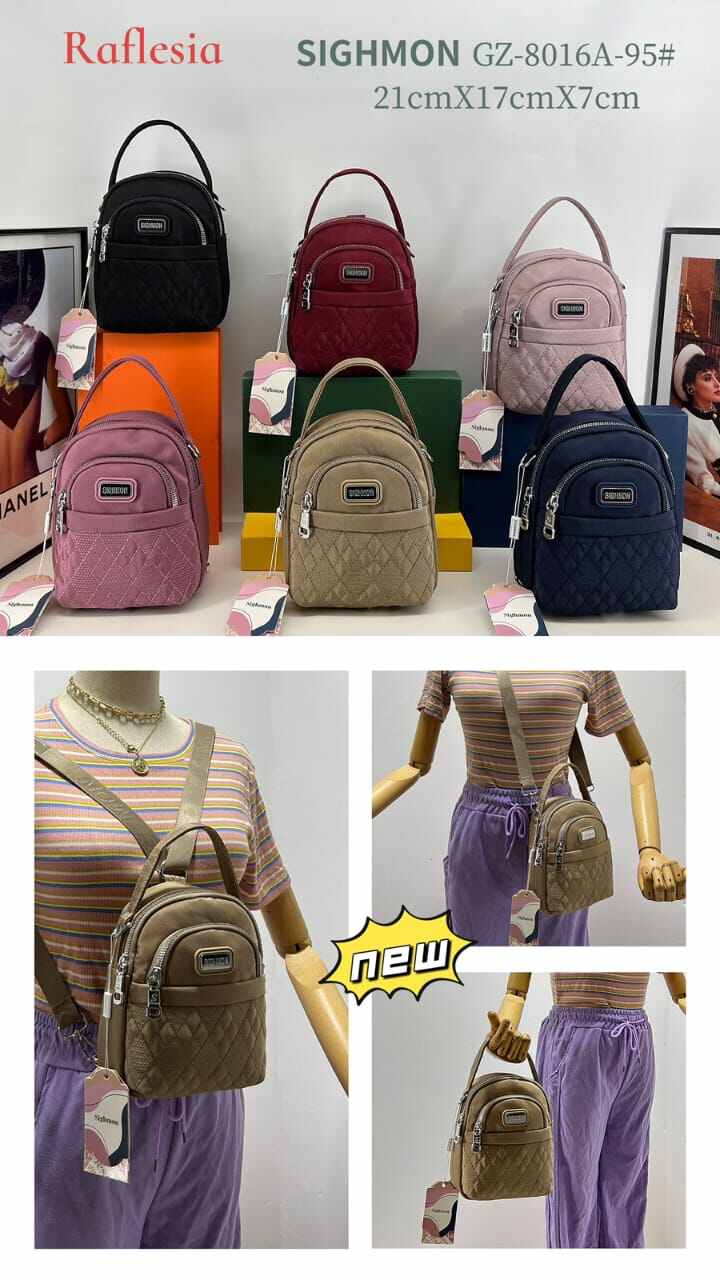 Tas Ransel Mini Wanita Import WB 314 Mini Backpack MOM Import