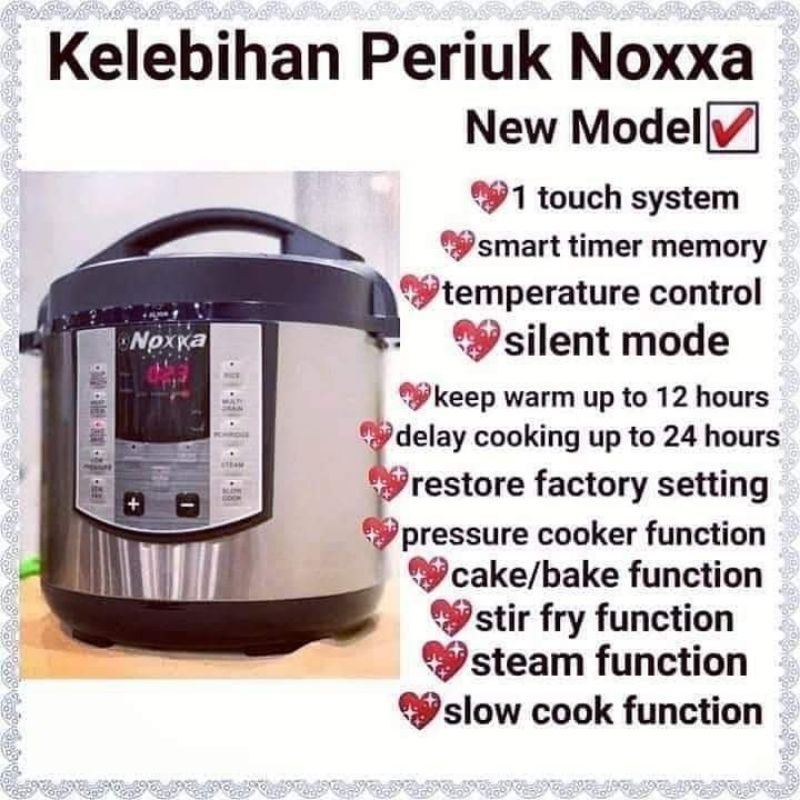 Pressure Cooker Noxxa Amway Price Promotion Feb 2024 BigGo Malaysia