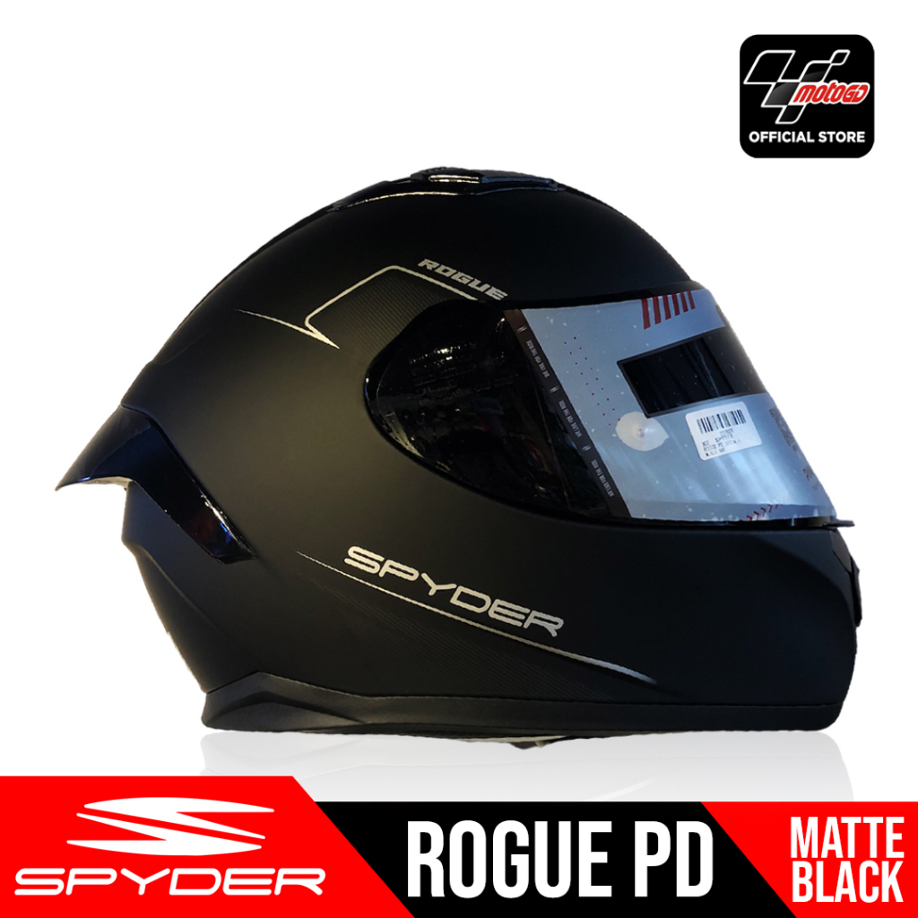 Spyder helmet hot sale matte black