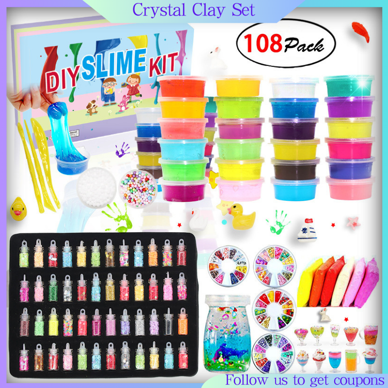 100pcs Slime Charms Resin Set Assorted Candy Sweets Resin Flatback