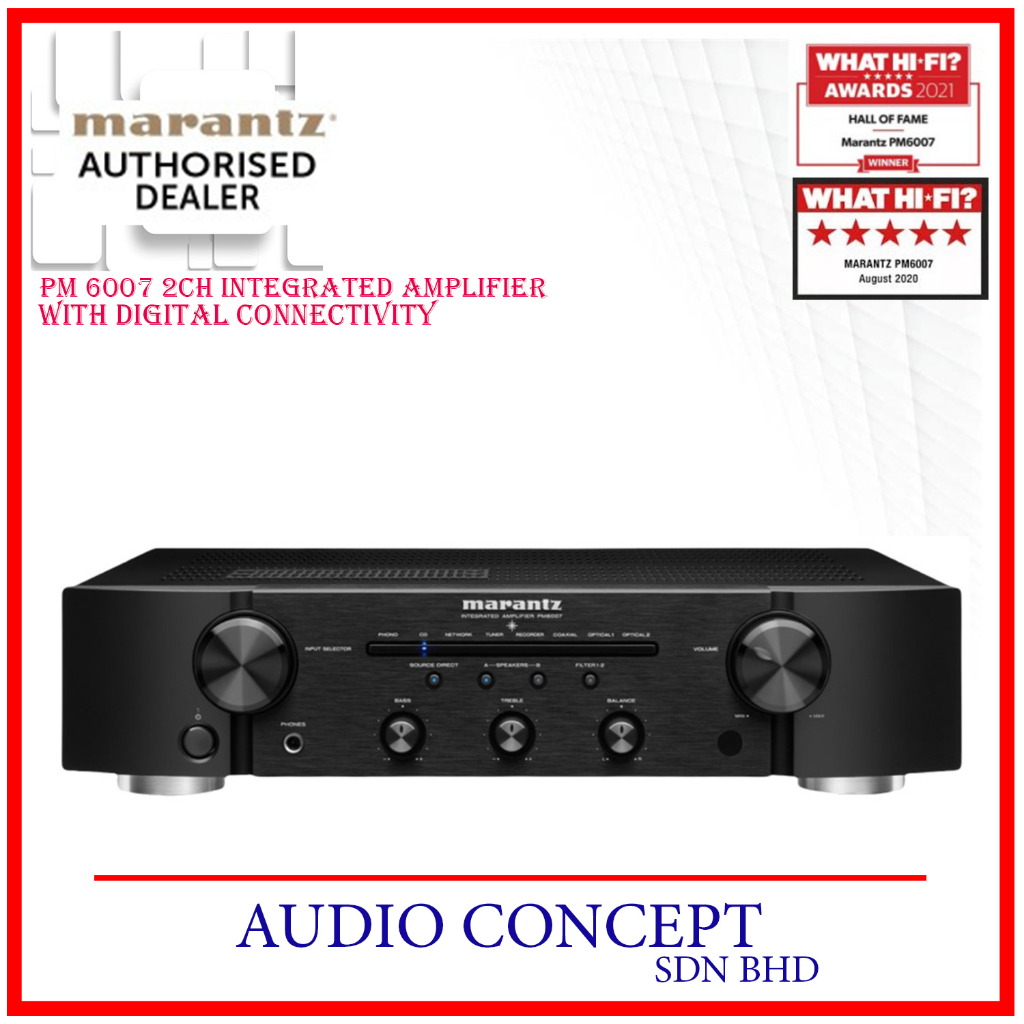 Marantz PM6007 Integrated Amplifier + KEF Q350 Bookshelf Speaker HIFI  Package+ Free Gift - Audio Concept