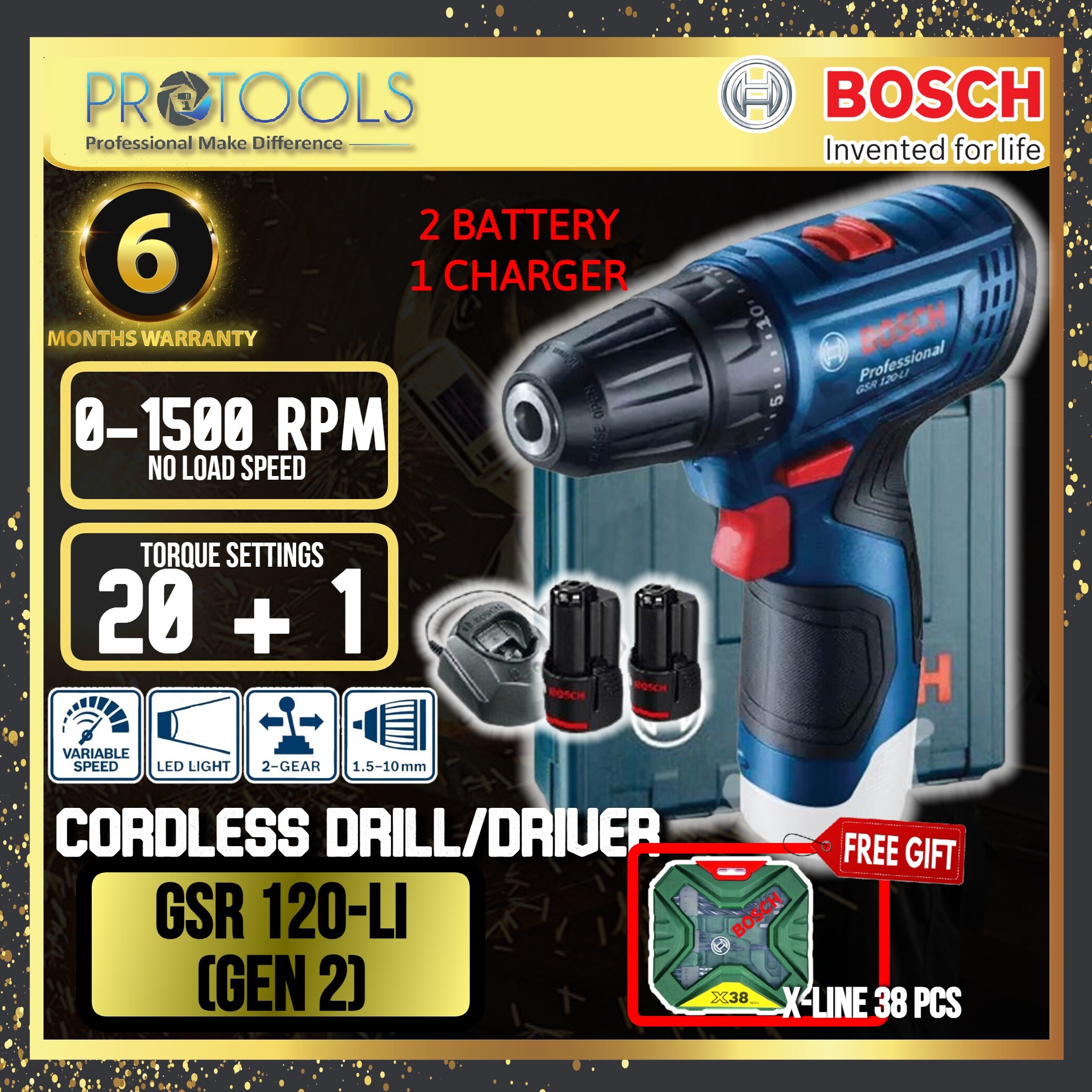 Riino cordless impact online drill 2.0