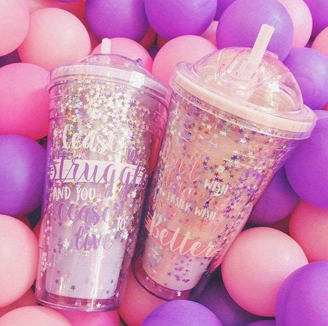 Tumbler Aesthetic Cups Blink 450ml / Botol Minum Dewasa / Botol Minum Anak