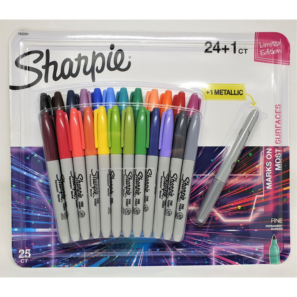 8 Pcs/Lot Original Sanford Sharpie Eco-friendly Fine Point