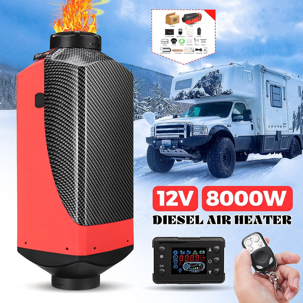 HCALORY 8kW Diesel Auxiliary Heater, 110-220V AC & 12/24V DC, Support with  Height Mode, 0.1-0.35L/hr Portable Diesel Air Heater - AliExpress