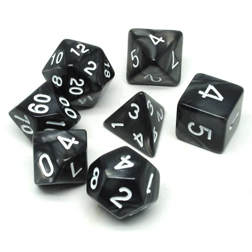 DIY Crystal Epoxy Mold Dice Fillet Shape Multi-spec Digital Game