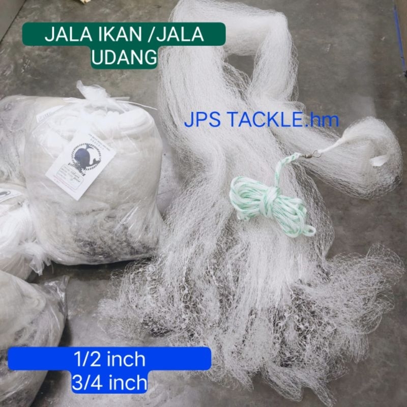 Jala Ikan Pancing Udang Benang Tangsi 12 Kaki: Hand Casting a Fishing Net  Thrown 12ft with Flying Disc and Chain Weights