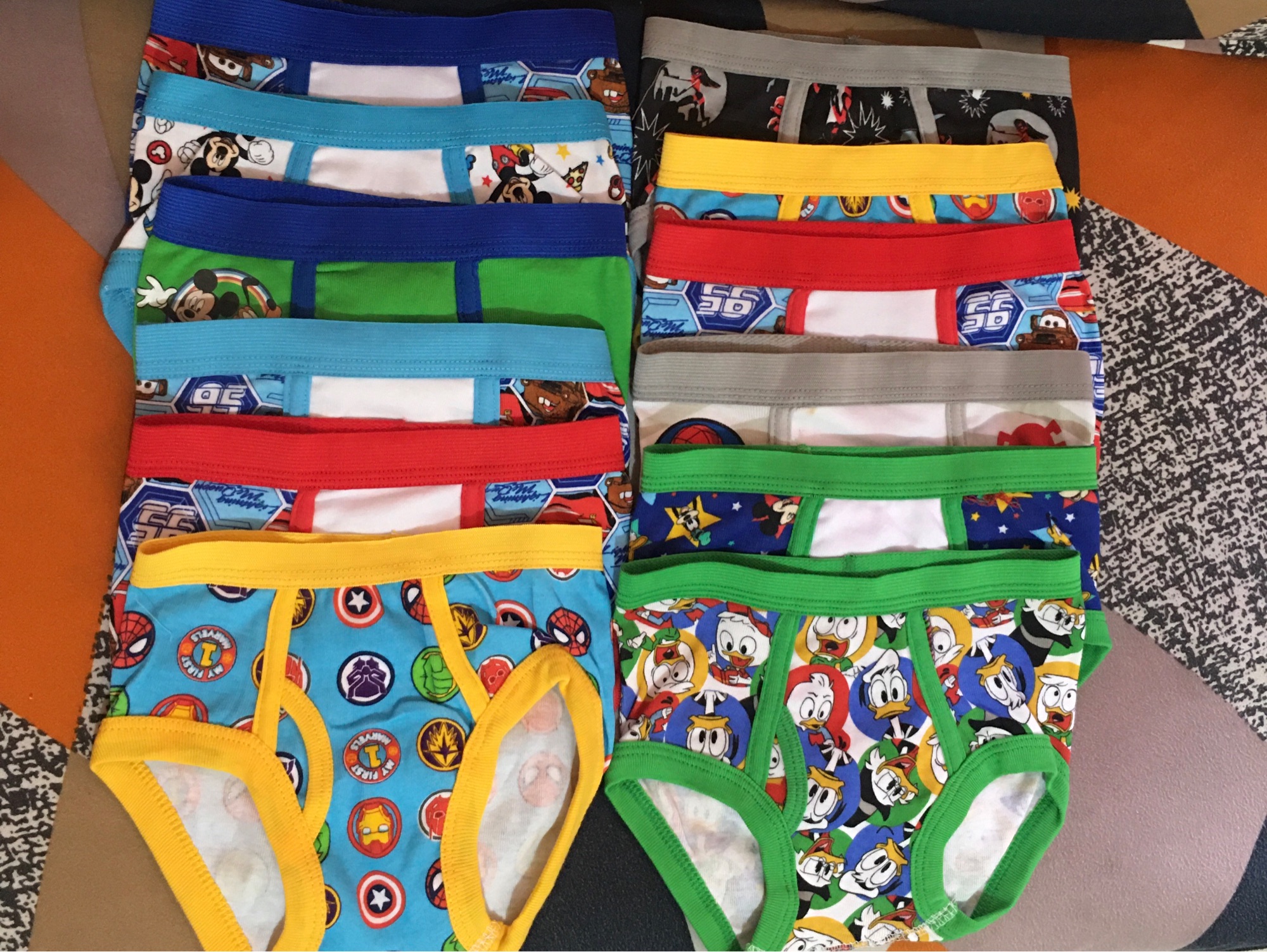 Ubriefs 4pcs Boys Underwear 100% Cotton Cartoon Boxer Kids Boxers Underpants  for 2-12 Years Children Boy Breathable Briefs Panties