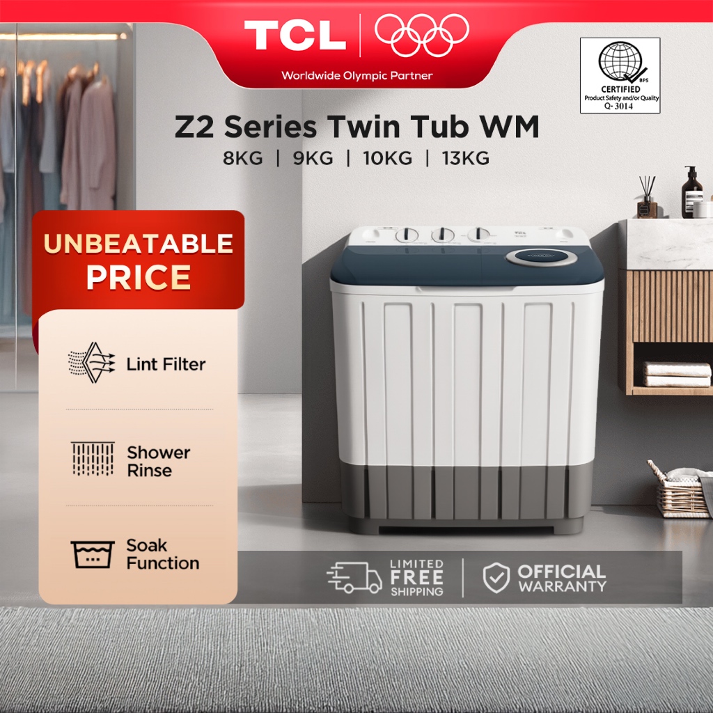 TCL Washing Machine 8KG Price & Voucher Sep 2026 | BigGo Philippines