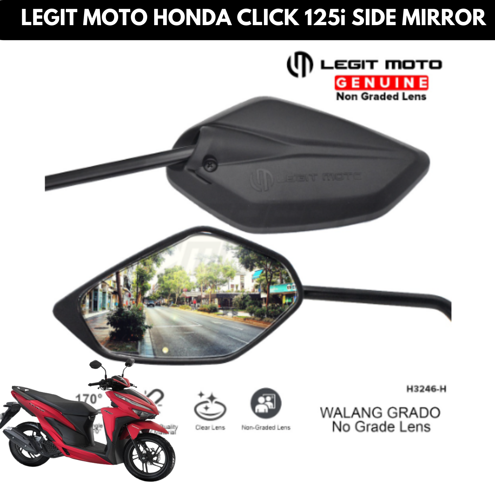 Honda Click 125i Side Mirror Price & Voucher Mar 2023BigGo Philippines