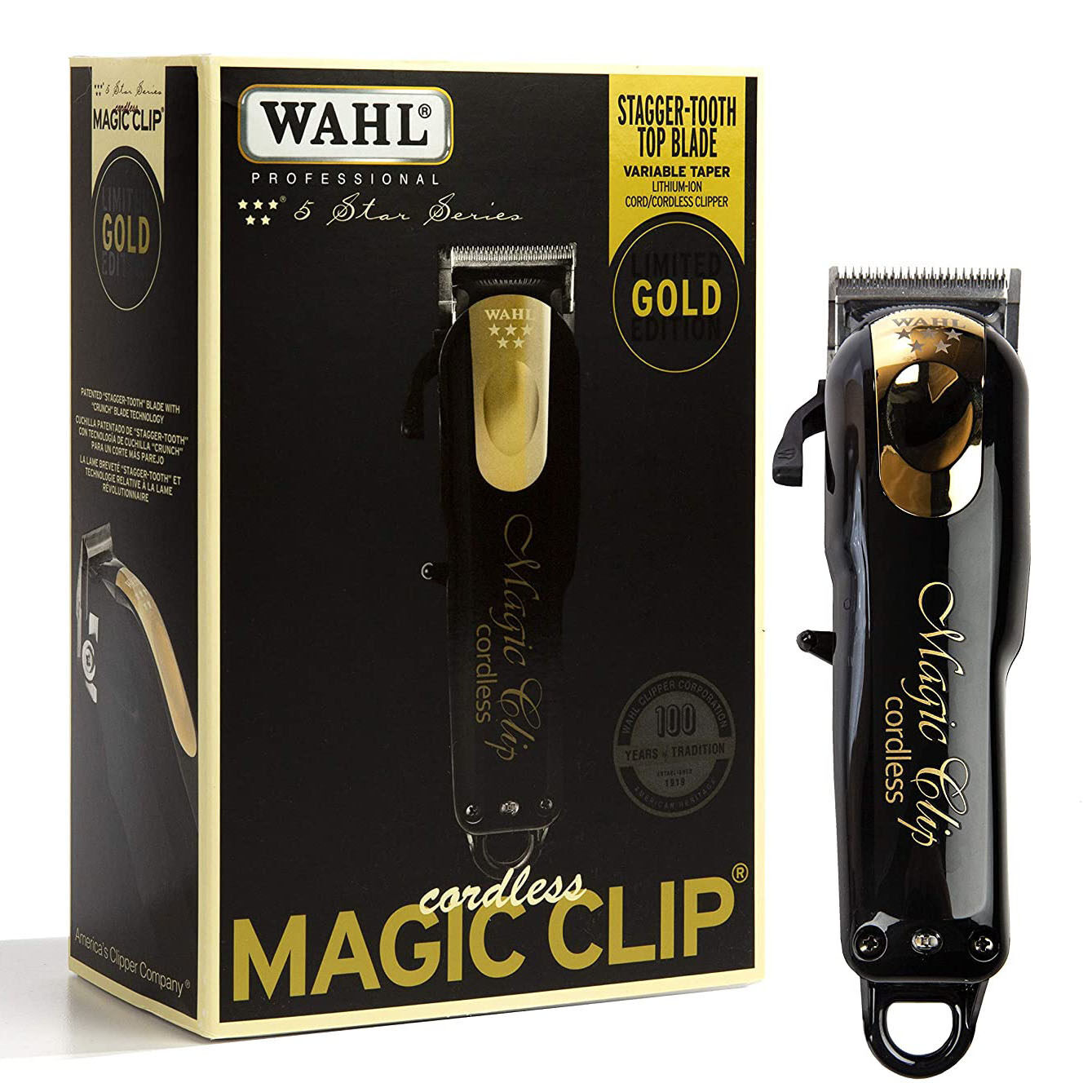 8148 Magic Clip Professional 5 Star Limited Gold Cordless Hair