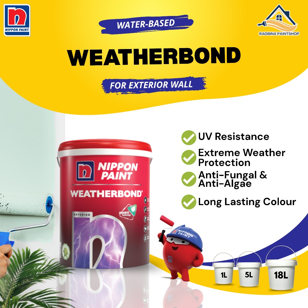 nippon paint weatherbond 18 liter Price & Promotion-Okt 2026 | BigGo ...