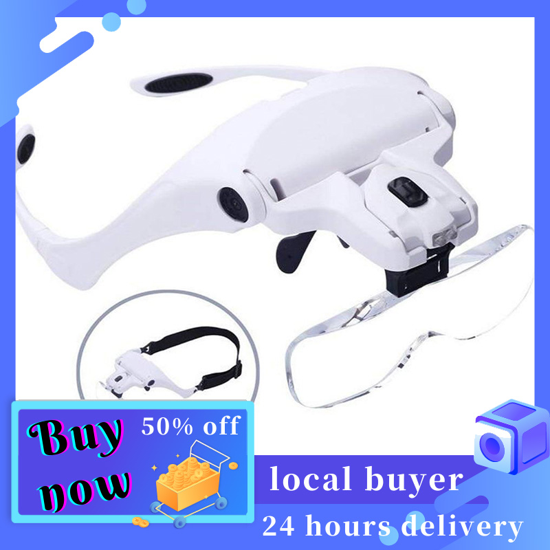 30X Magnifying Glass with UV Light Jewelry Loop with LED Light