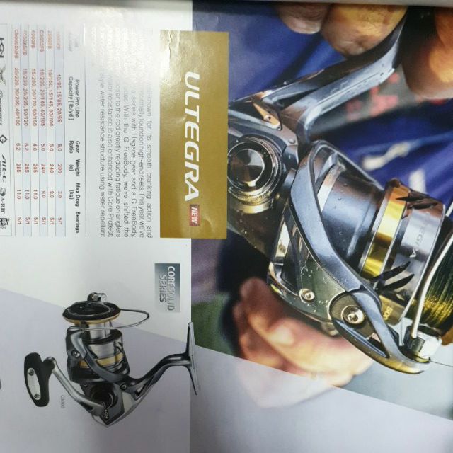 USED] Shimano Ultegra XT 1000 Spinning Reel Built in Rotor JDM Set