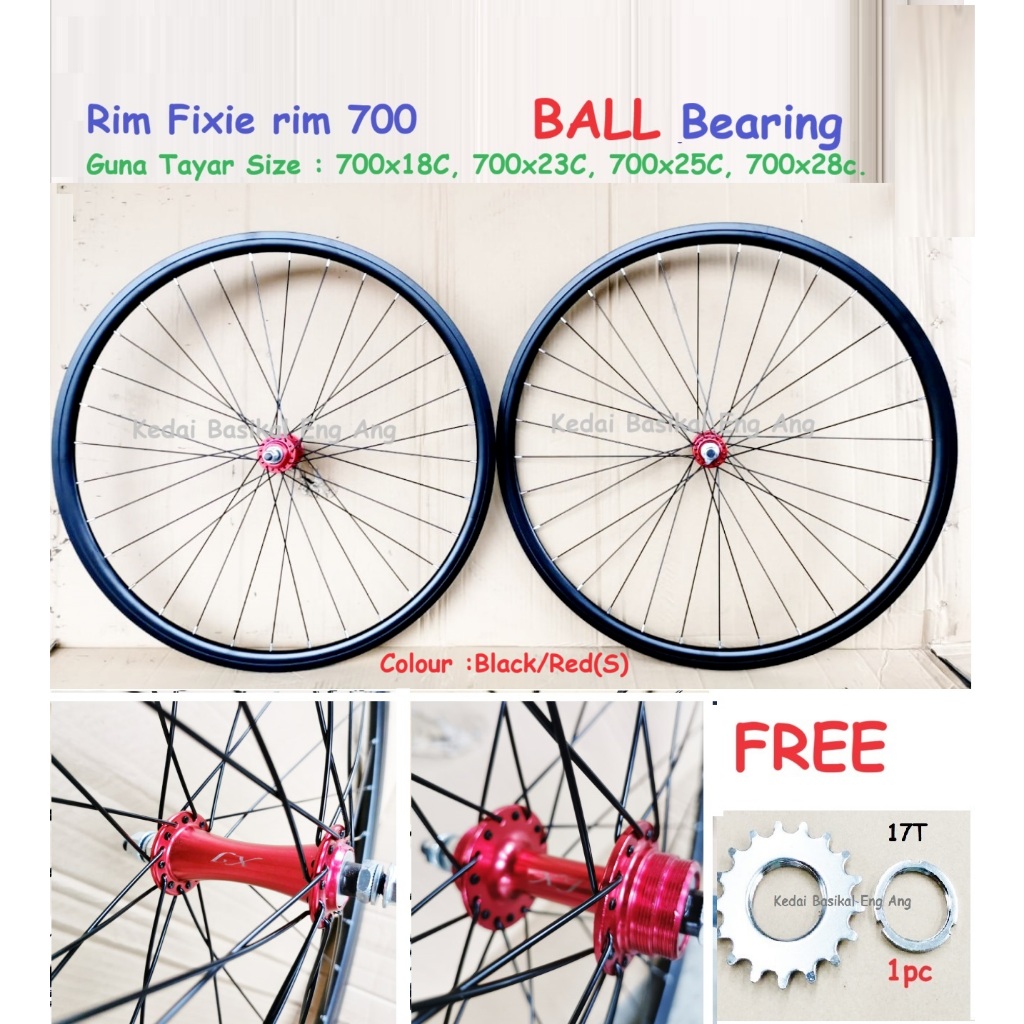 Rim cheap basikal fixie