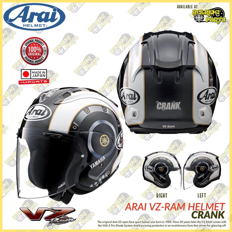 Arai vz ram sales kiyonari