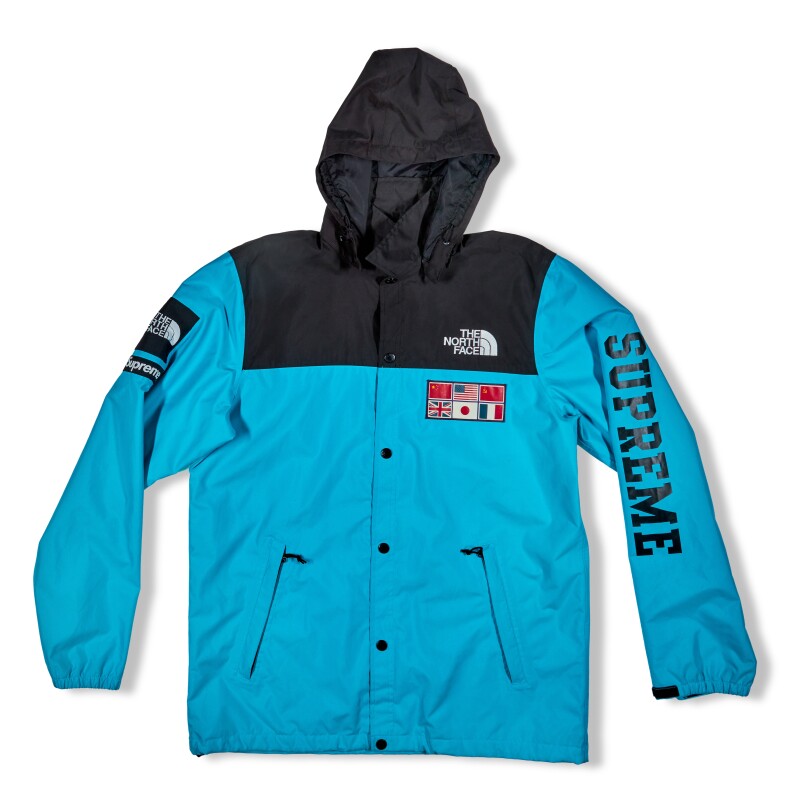 The north face hot sale supreme orange