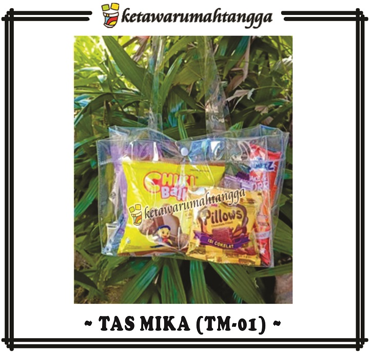 Deli Tote Bag Transparan / Tas Mika Aesthetic 37 cm BA166