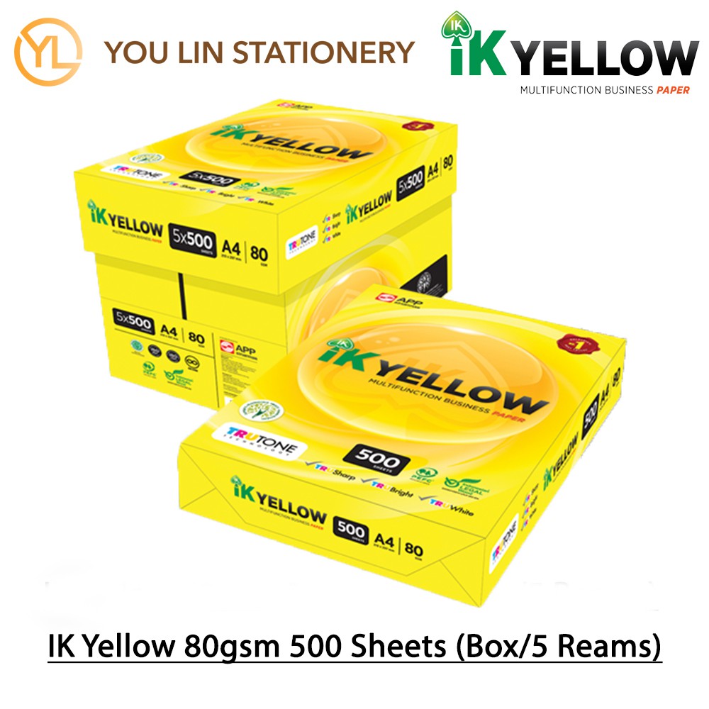 Ik Yellow A4 Paper 80gsm | atelier-yuwa.ciao.jp