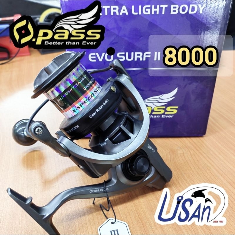 Opass fishing reel Evo Surf 8000 Master Spinning Fishing Reel With