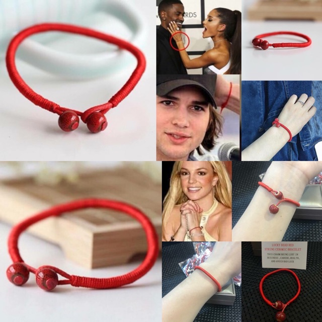 Red string lucky on sale bracelet