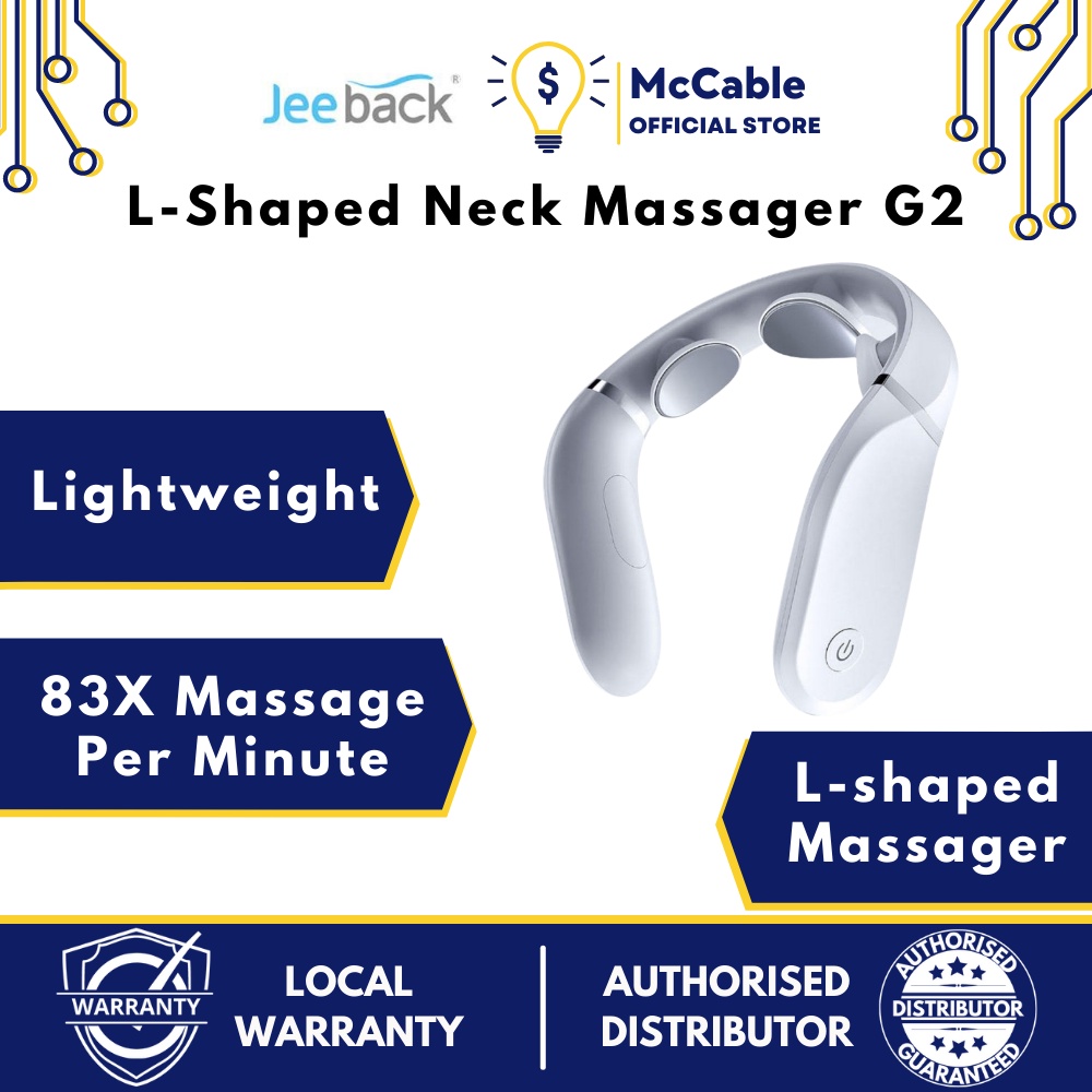 XIAOMI Jeeback G2 Cervical Spine Massager Mijia APP Control 42 Degree Hot  Compress Neck Pain Relief Wireless Back Neck Massager