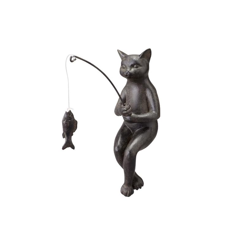 Cat Fishing Figurine Best Price in Jan 2024