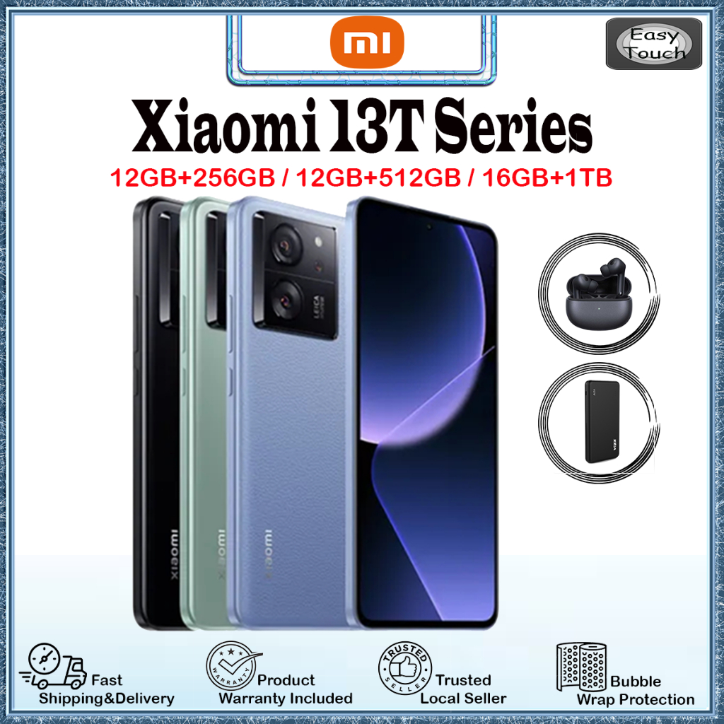 Xiaomi 13T Pro 5G (12GB+512GB) (16GB+1TB) (Original Malaysia Set) With  Premium Gift