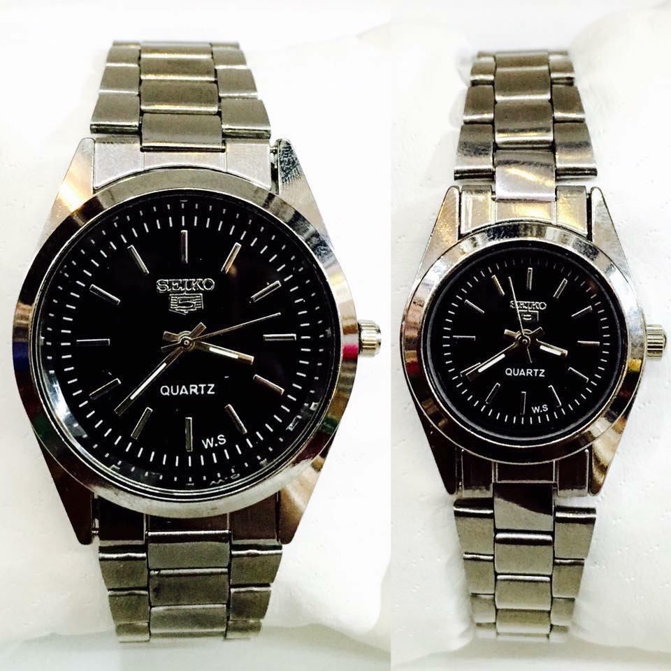 Seiko 5 automatic online couple watch