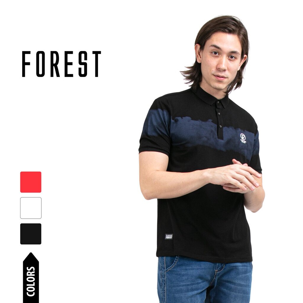 Forest Cotton Plain Round Neck Tee