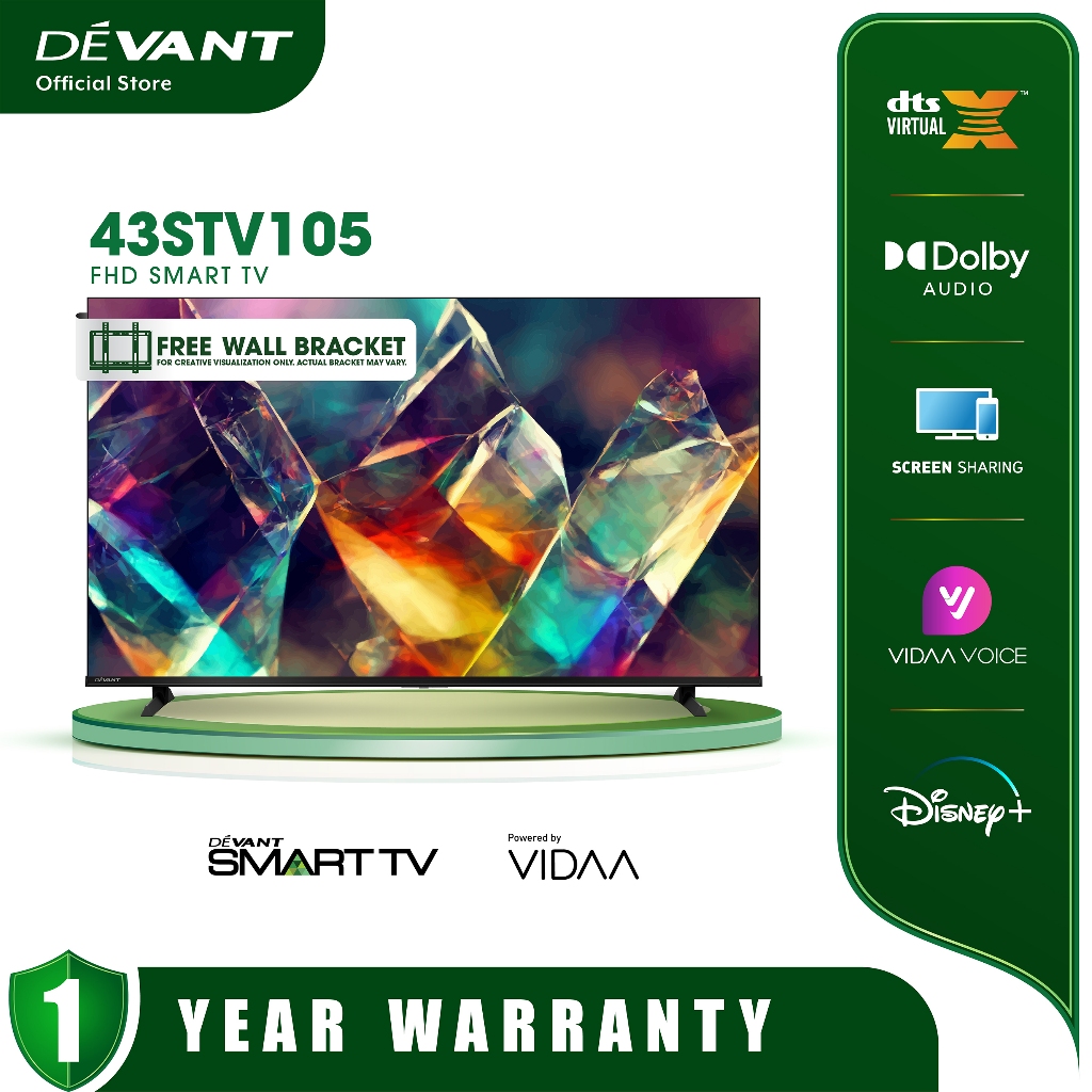 Smart TV 43 Inches Devant Price & Voucher Oct 2026 | BigGo Philippines