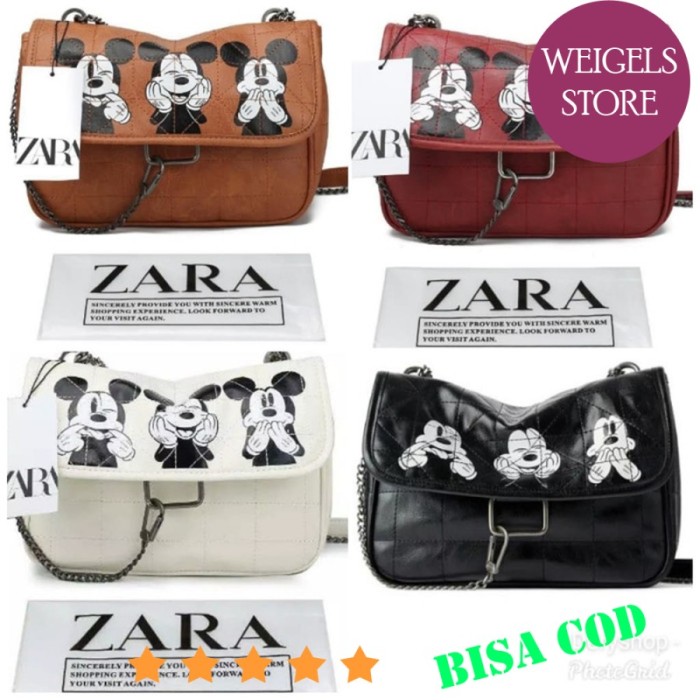 TAS ZARA BASIC BAG ESTRELLA SUPER PREMIUM TERLARIS//BATAM IMPORT