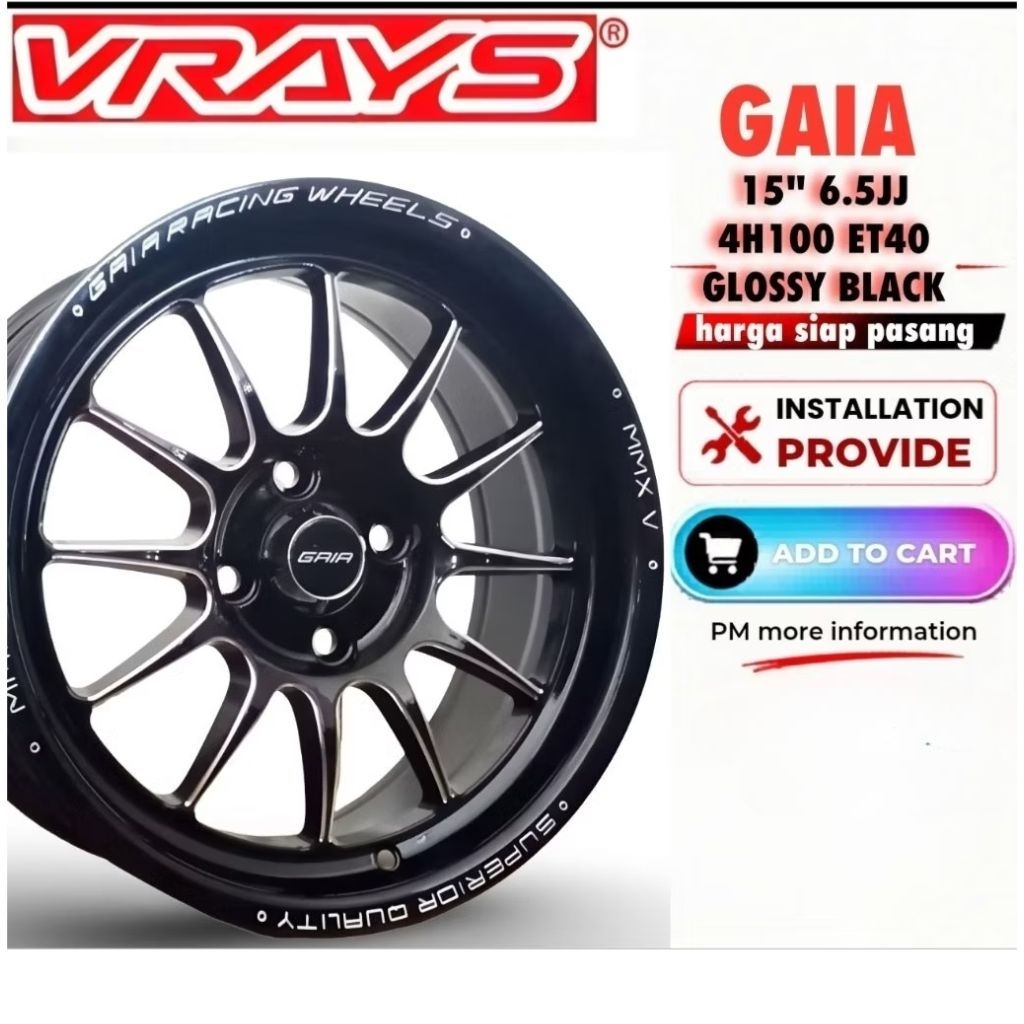 gaia sport rim Price & Promotion-Okt 2026 | BigGo Malaysia