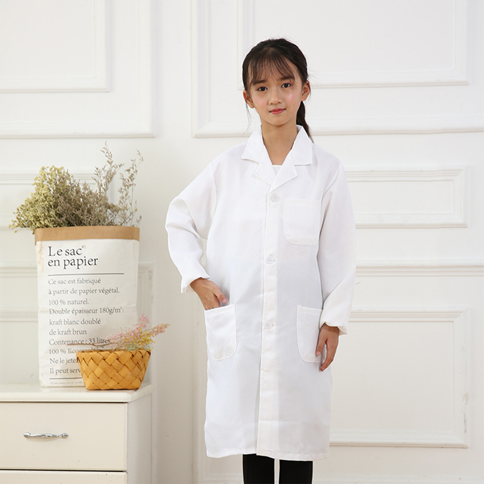 Kids white hot sale doctor coat