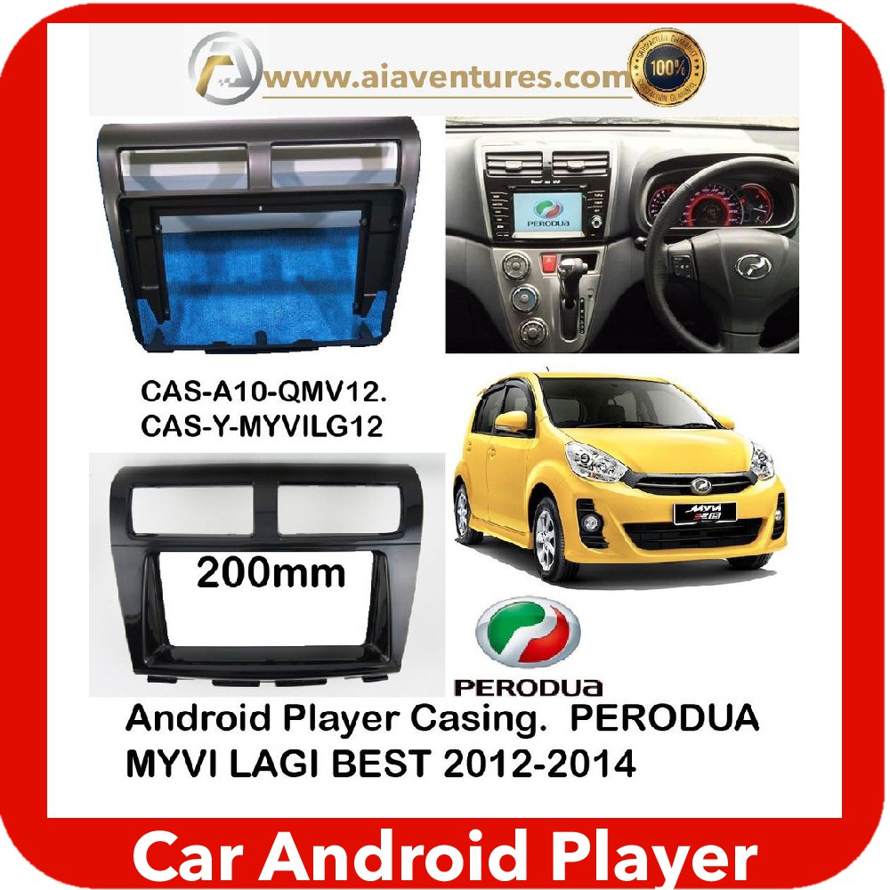 PERODUA MYVI / LAGI BEST / ICON / NEW MYVI ANDROID PLAYER WITH