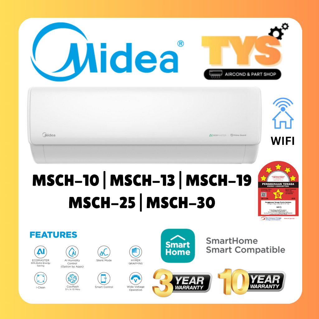 Aircond Inverter 5 Star Price & Promotion-Okt 2026 | BigGo Malaysia