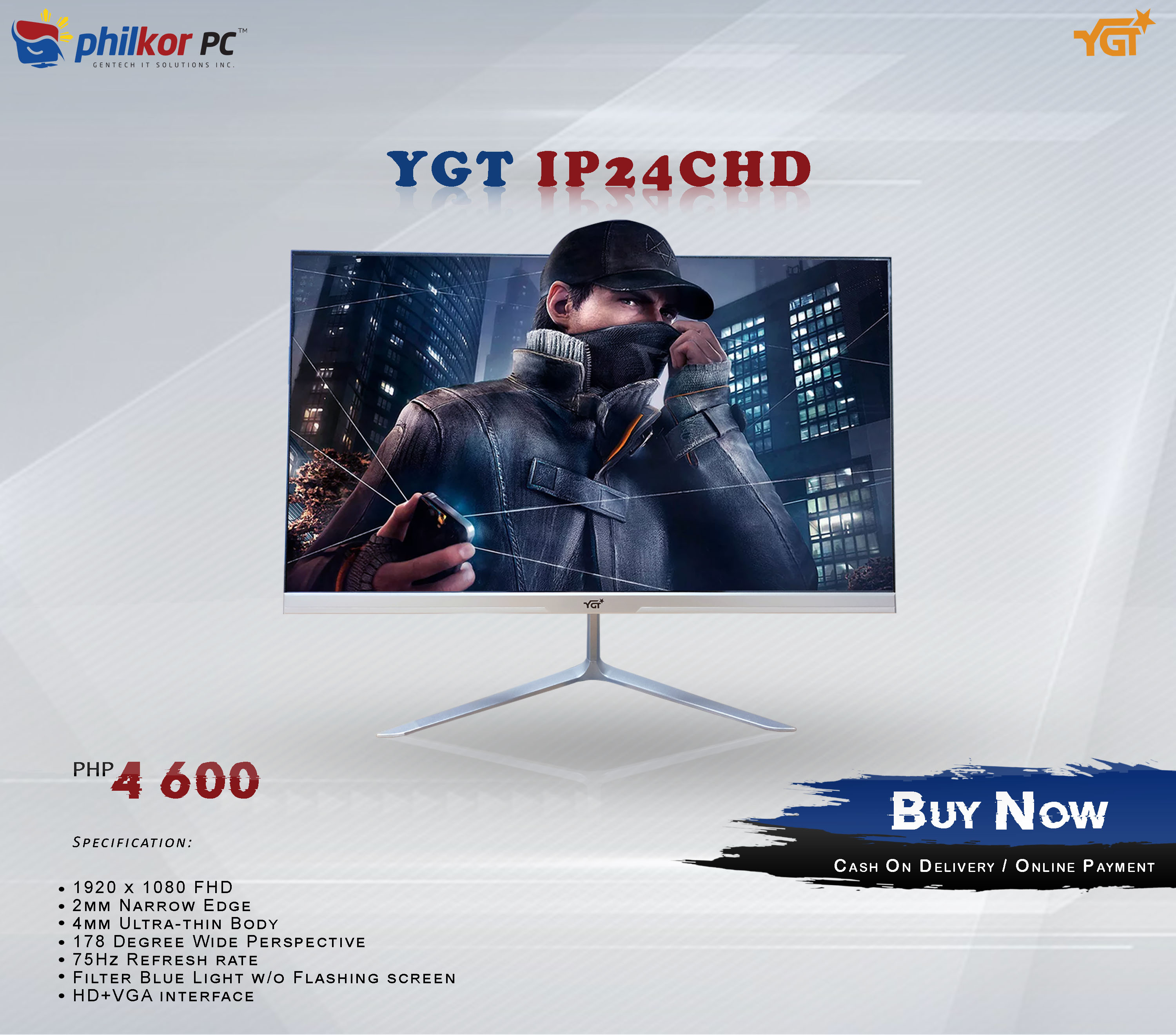 ygt 24 inch monitor specs