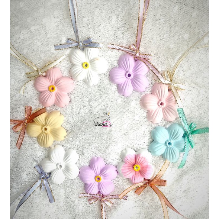 Pull Flower Ribbon 5cm Premium Layer Ribbon Reben Tarik Hamper