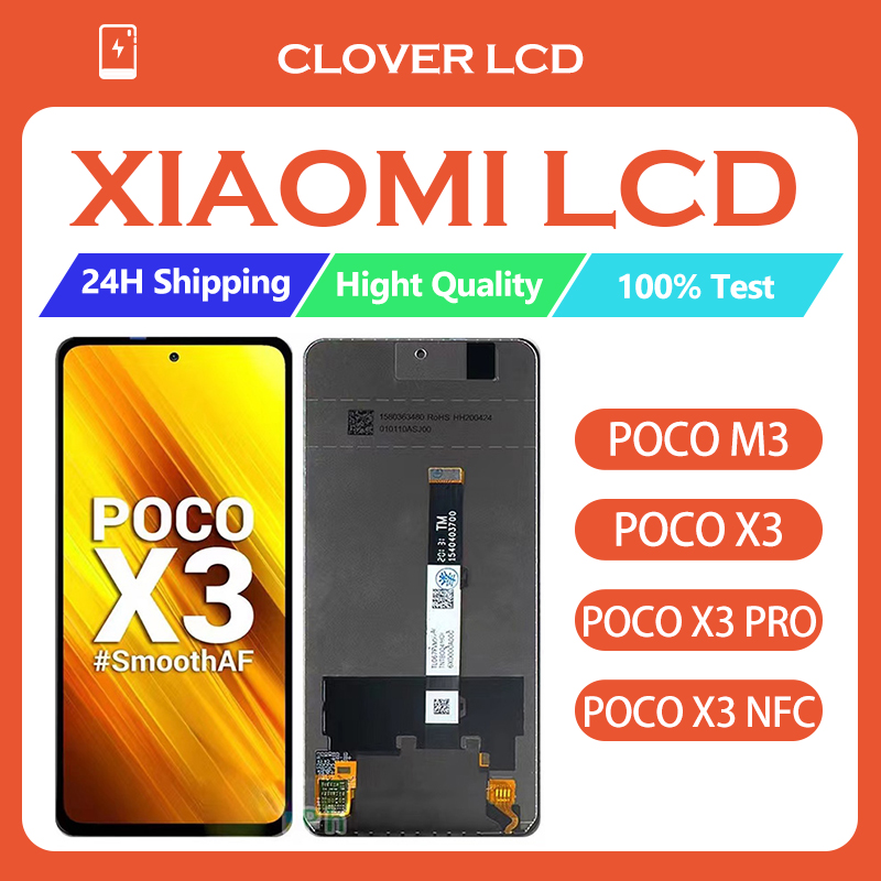 For Xiaomi Poco X3 Pro X3 NFC Note 9 Pro 5G LCD Display Touch Screen  Replacement