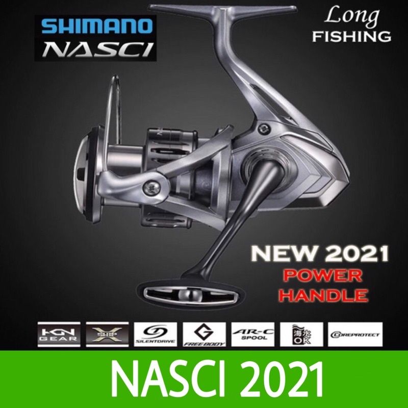 Jual [2021] Reel Shimano NASCI FC 500 1000 2500 3000 4000 5000 Spinning  Resmi Original REPUBLIK PANCING